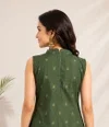 K 1058 By Naisha Dhabu Cotton Kurti With Bottom
