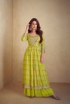 Kiera By Gulkayra Chinon Printed Wholesale Designer Indo Western Suppliers In Mumbai
