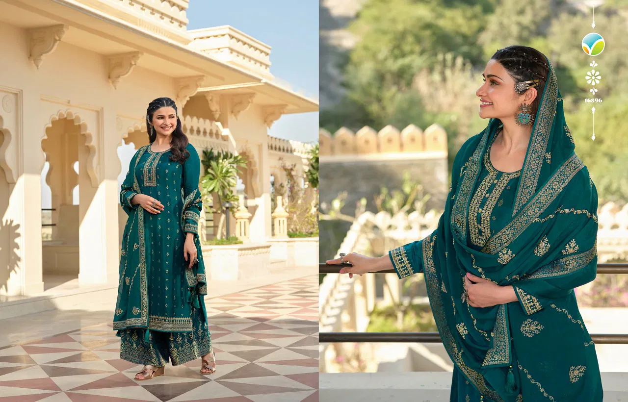 Vinay Kaseesh Glazze Heavy New Exclusive Wear Salwar Jacquard Kameez Collection