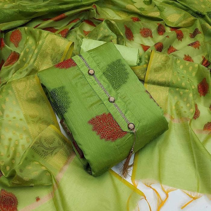 Original Banarasi Suits 1 Latest Designer Regular Wear Drees Material
