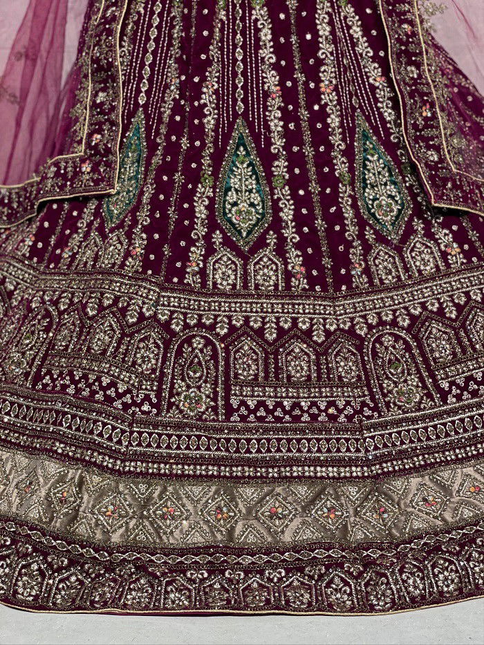 Kb 1084 A And B Designer Embroidered Lehenga Choli Online Wholesale