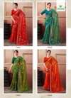 Rangpanchami By Sanskar Latest Bandhani Saree Wholesale Clothing Distributors In India