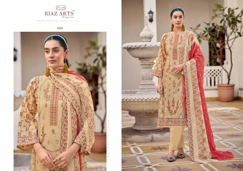 Chevron By Riaz Arts Cotton Lawn Digital Printed Dress Material Suppliers In India