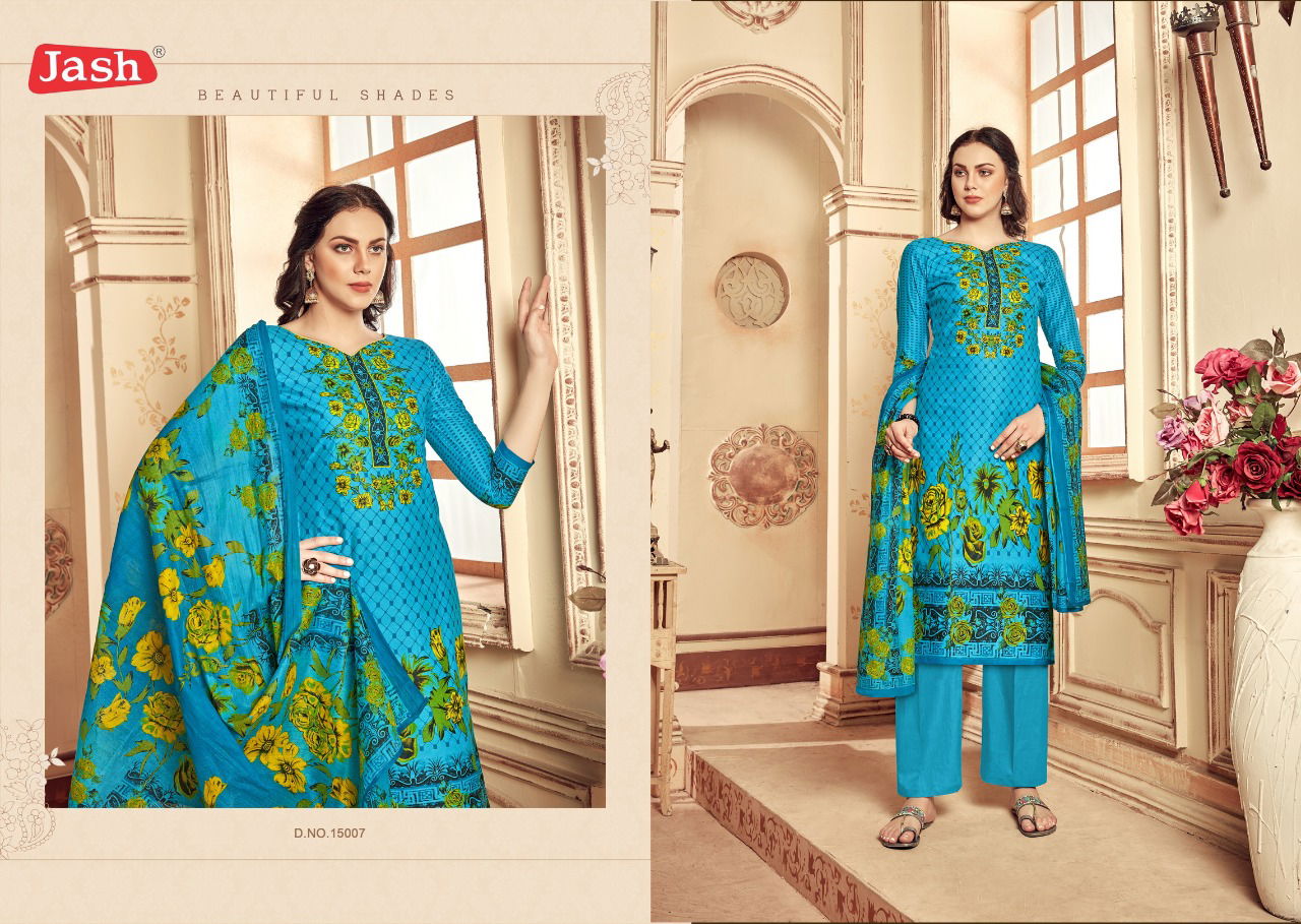 Jash Kusum 15 Exclusive Designer Regular Wear Pure Cotton Dress Material Collection 