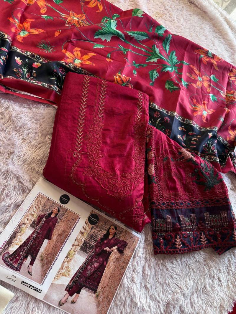 Mehboob Tex 1612 Cotton Dupatta Pakistani Wholesale Salwar Suits In India