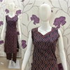 Naisha K 296 Pure Cotton Sleeveless Casual Wear Kurti With Bottom Wholesale Distributors In India