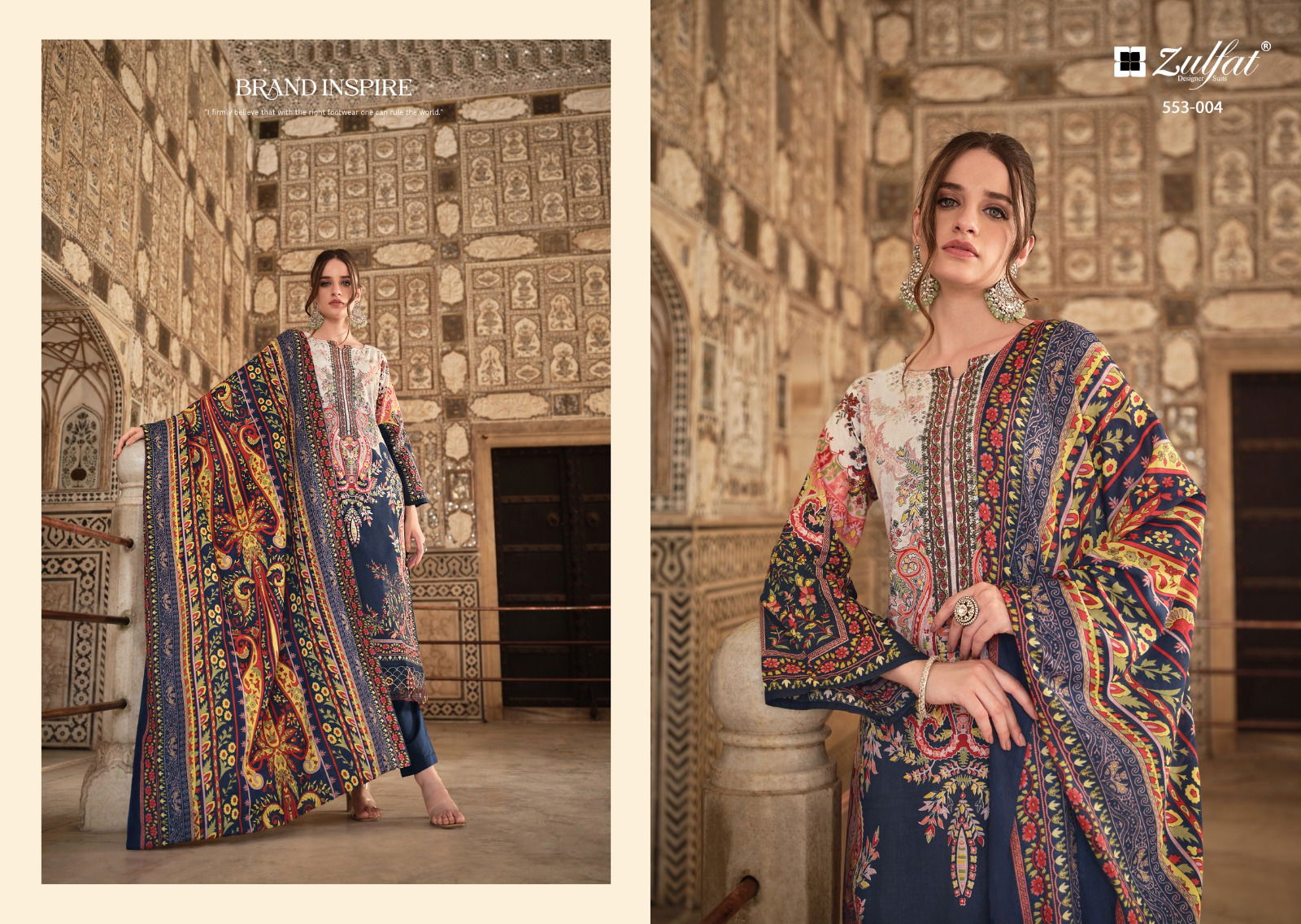 Gulrez Vol 2 By Zulfat Printed Cotton Dress Material Exporters In India