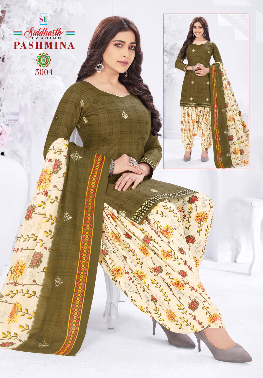 Siddharth Pashmina 3 Ready Made Cotton Printed Casual Daily Wear Dress Collection