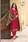 Myra By Kilory Maslin Jacquard Silk Wholesale Salwar Kameez In India
