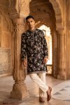 Outluk Wedding Vol 60 Silk Mens Kurta With Pajama 