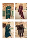 Saanjha By Bela Velvet Winter Wear Fancy Dress Material Wholesale Market In Surat