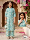 Ladki Kids Liva Rayon Printed Kurti With Bottom