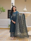 Naisha K 213 Fancy Cotton Kurti Bottom With Dupatta Wholesalers In Delhi