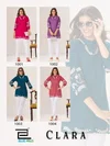 Clara By Blue Hills Rayon Embroidery Surat Ladies Top Wholesale Market