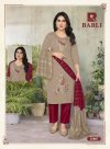Babli By Raashi Roman Silk Embroidery Kurti With Bottom Dupatta