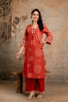 Naisha K 350 Cotton Printed Kurti With Pant And Dupatta Wholesale Price In Surat