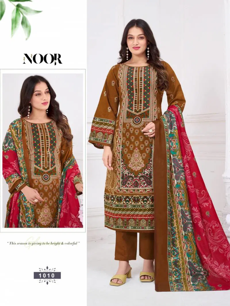 Ganesha Noor Vol 01 Printed Cotton Karachi Dress Material Wholesale In India