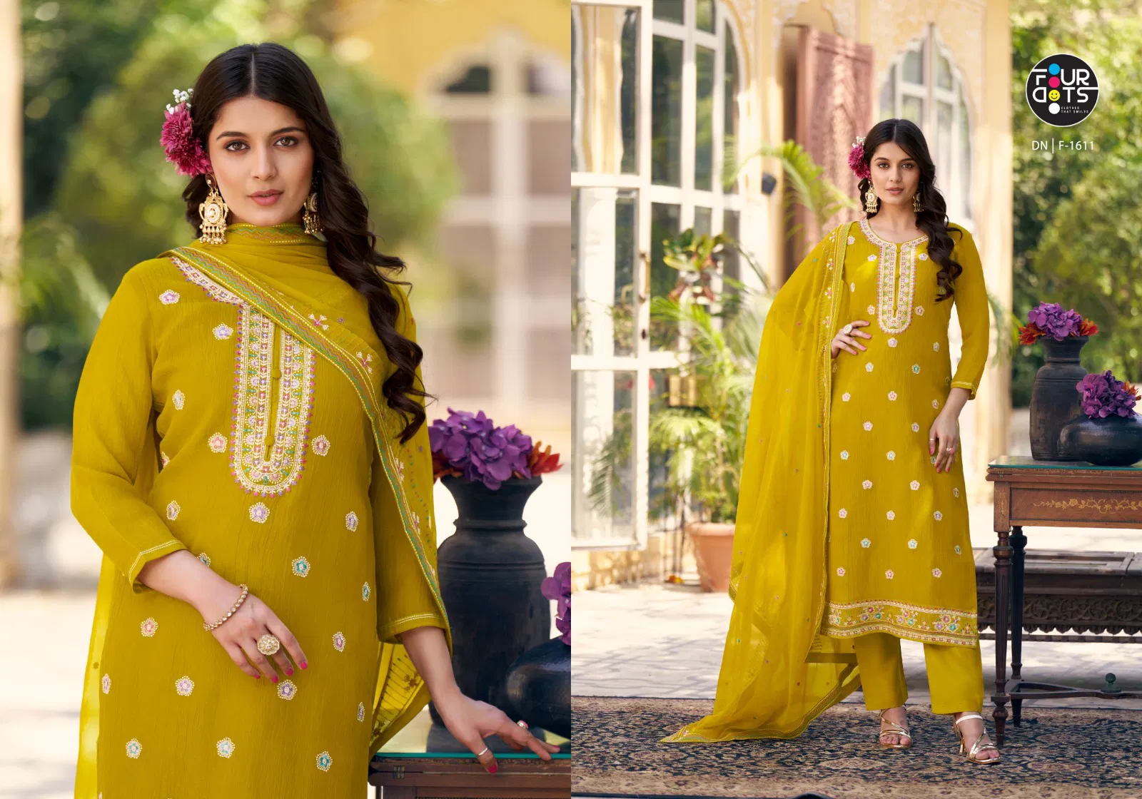 Ibadat By Fourdots Crush Silk Designer Salwar Suits Wholesale Shop In Surat