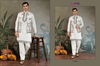 Rajwada Attire 2 by Shubhvastra Viscose Silk Mens Kurta With Koti Bottom Orders In India