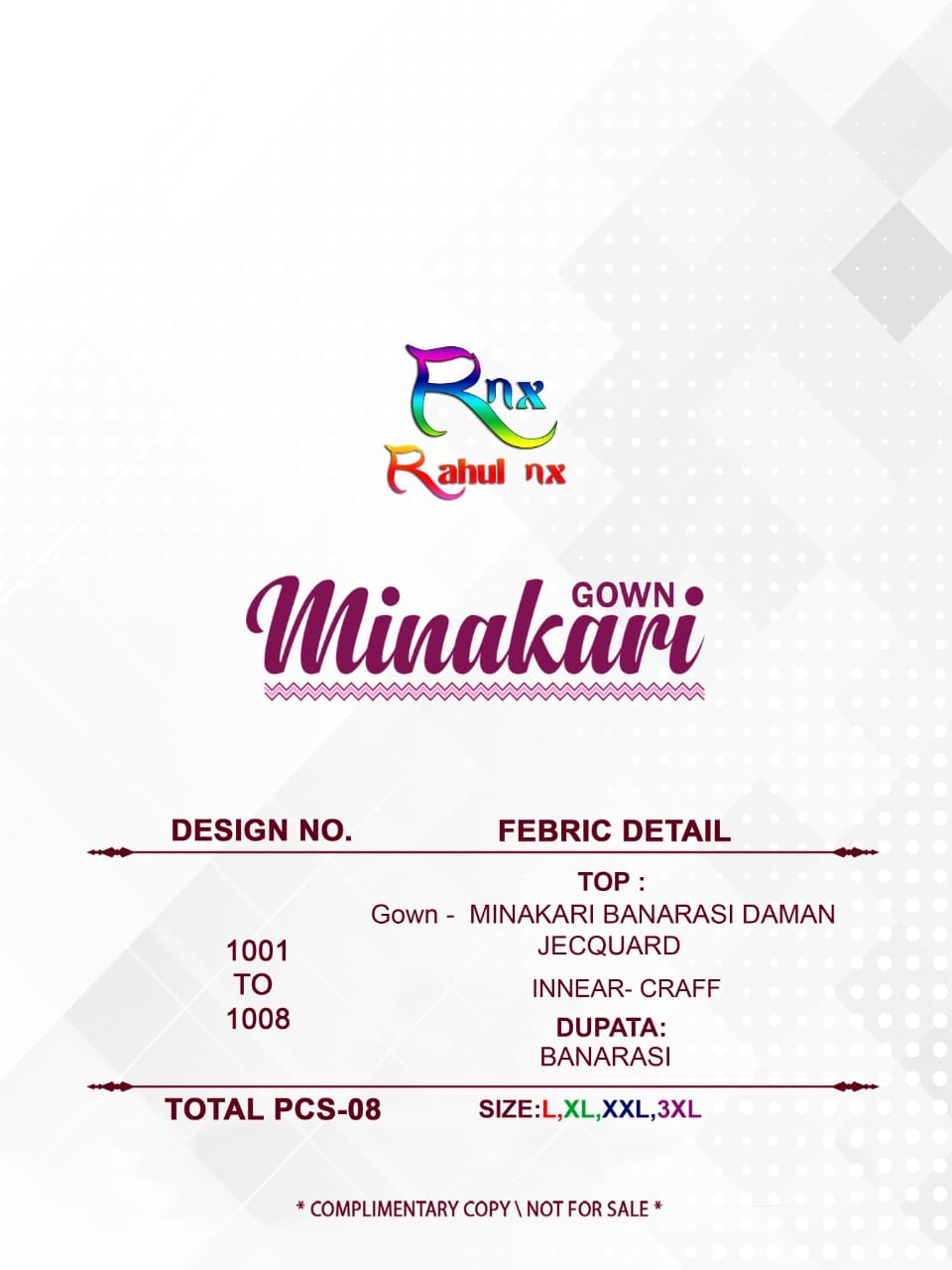 Rnx Minakri Daman Ethnic Wear Designer Silk Anarkali Kurti With Dupatta Collection
