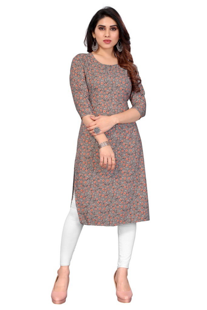 D 31 Daily Wear Crepe Printed  Kurtis Catalog
