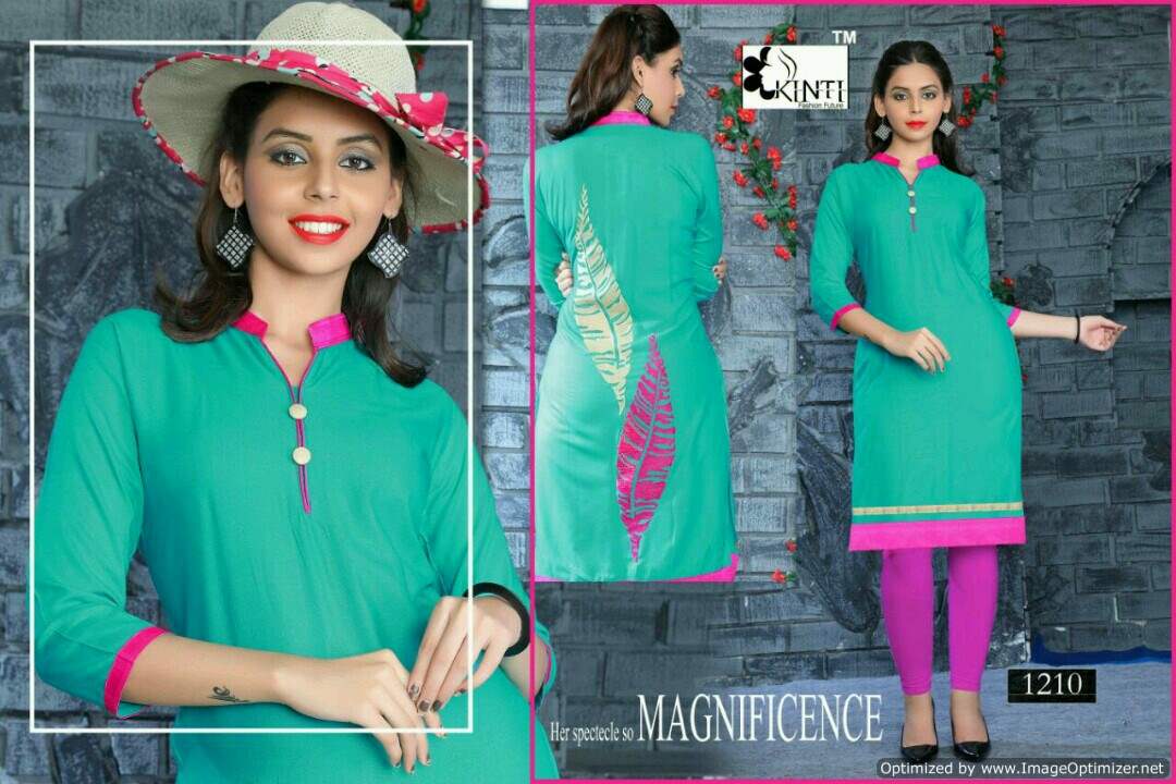 Kinti-Karishma Latest Fancy Ethnic Wear Fancy Kurti collection
 