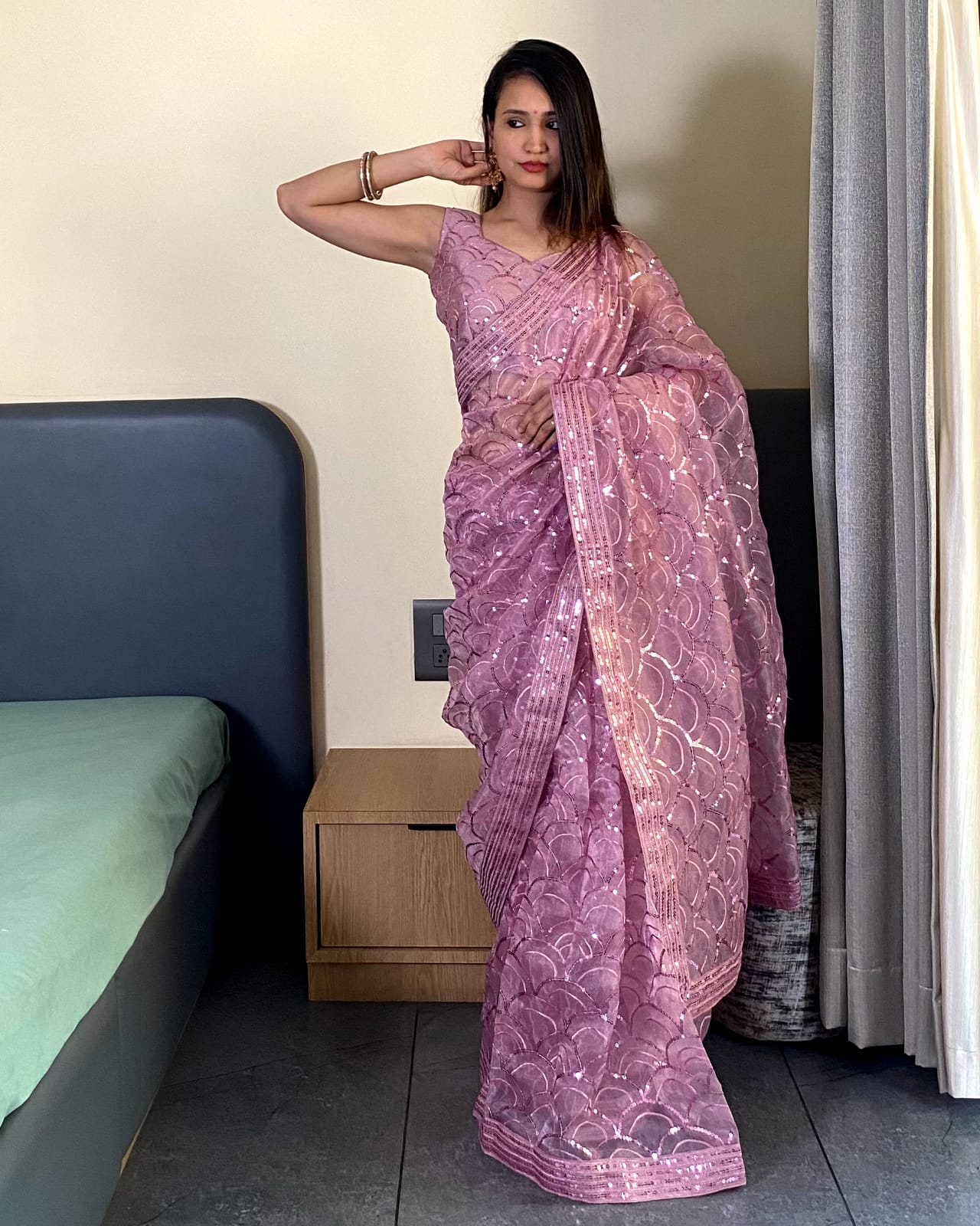 BT 3081 Organza Silk Party Wear Sarees Catalog