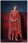 Isalith 3715 By Ganga Cotton Satin Designer Salwar Suits Exporters In India
