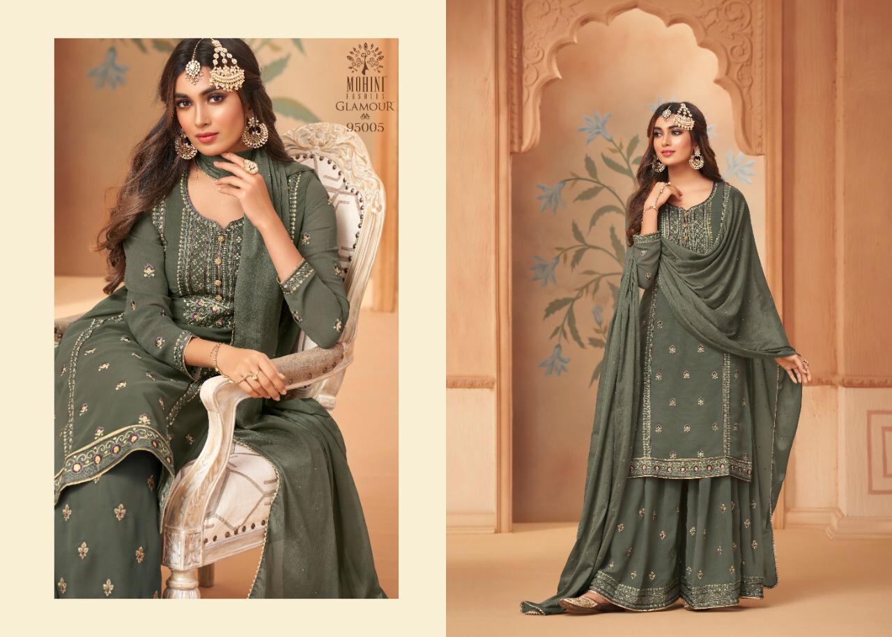 Mohini Glamour 95 Exclusive Latest Fancy Designer Festive Wear Georgette Embroidery Work Salwar Suit Collection
