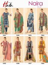 Naira Vol 1 By Hala Cotton Digital Printed Dress Material Suppliers In India