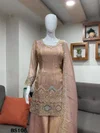 Peach Colour Luxuria Vol 1 By Beriston Viscose Sharara Suit BS108
