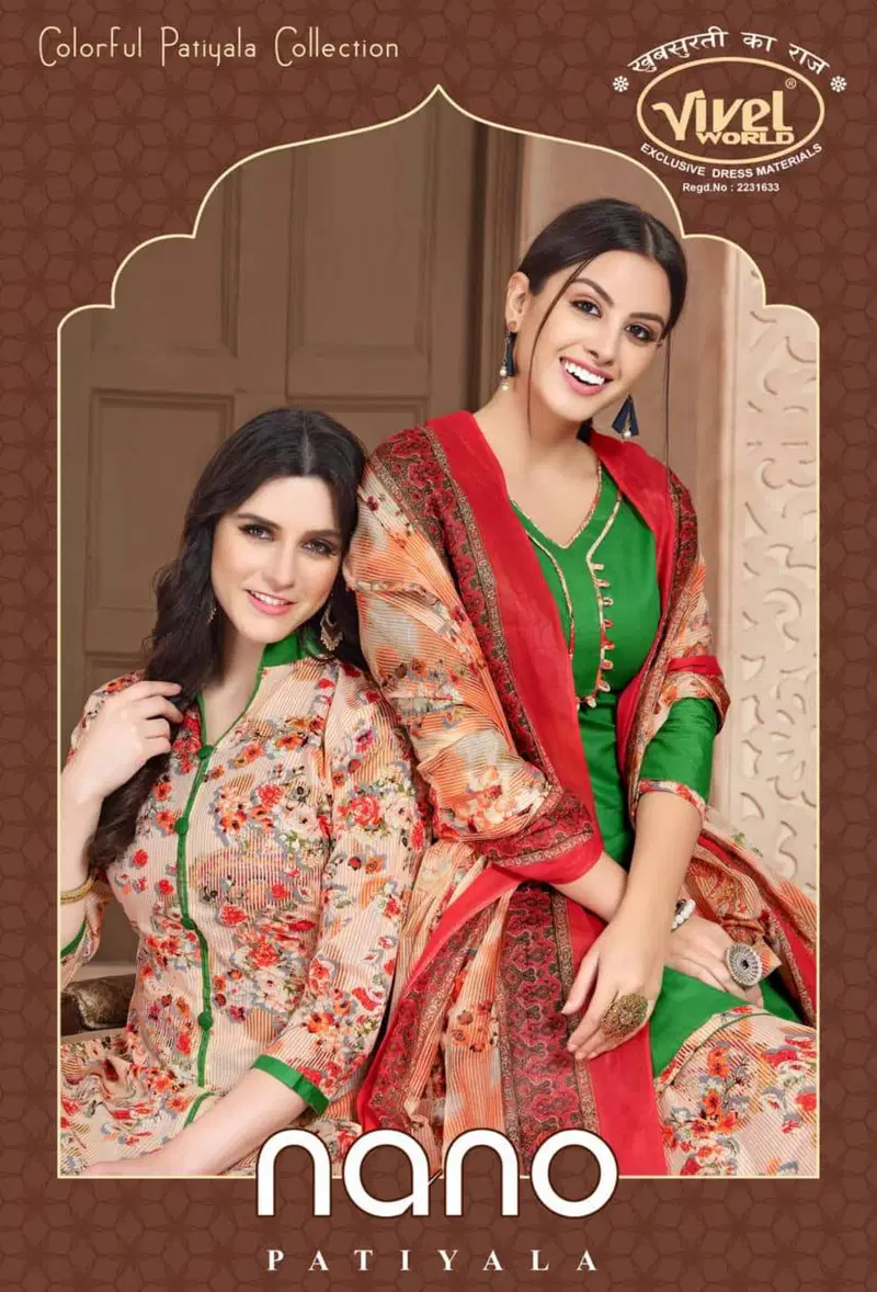 NANO PATIYALA NEW Launch Of Designer Cotton Regular Wear Printed Salwar Suit With Cotton Dupatta