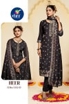 Heer By Vitara Maslin Jacquard Handwork Readymade Suits Wholesale Suppliers In India