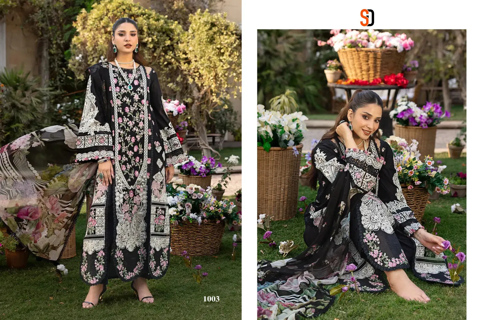 Elaf Vol 1 By Shraddha Pure Cotton Pakistani Suits Exporters In India