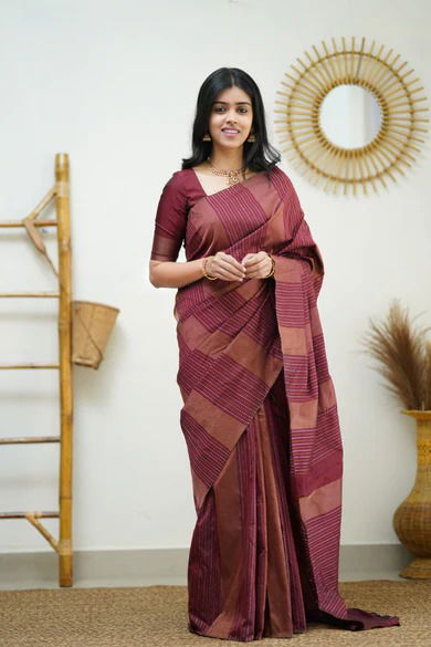 Mf 1410 Soft Lichi Silk Designer Sarees Catalog