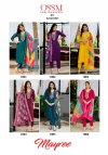 Mayree By Ossm Viscose Roman Silk Kurti With Bottom Dupatta Wholesalers In Surat