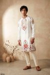 Outluk Wedding Vol 59 Silk Mens Kurta With Pajama 