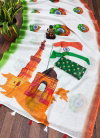Vc Triranga Independence Day Special Linen Digital Printed Saree Exporters In India