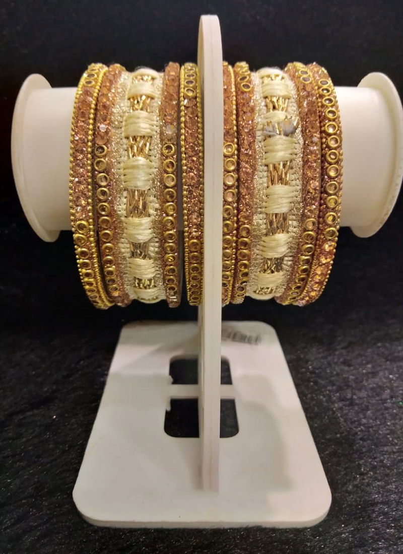 New Latest Designer Thread Work Bangles Set Collection