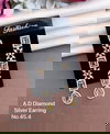 Diamond Silver Wholesale Earrings Suppliers in Mumbai