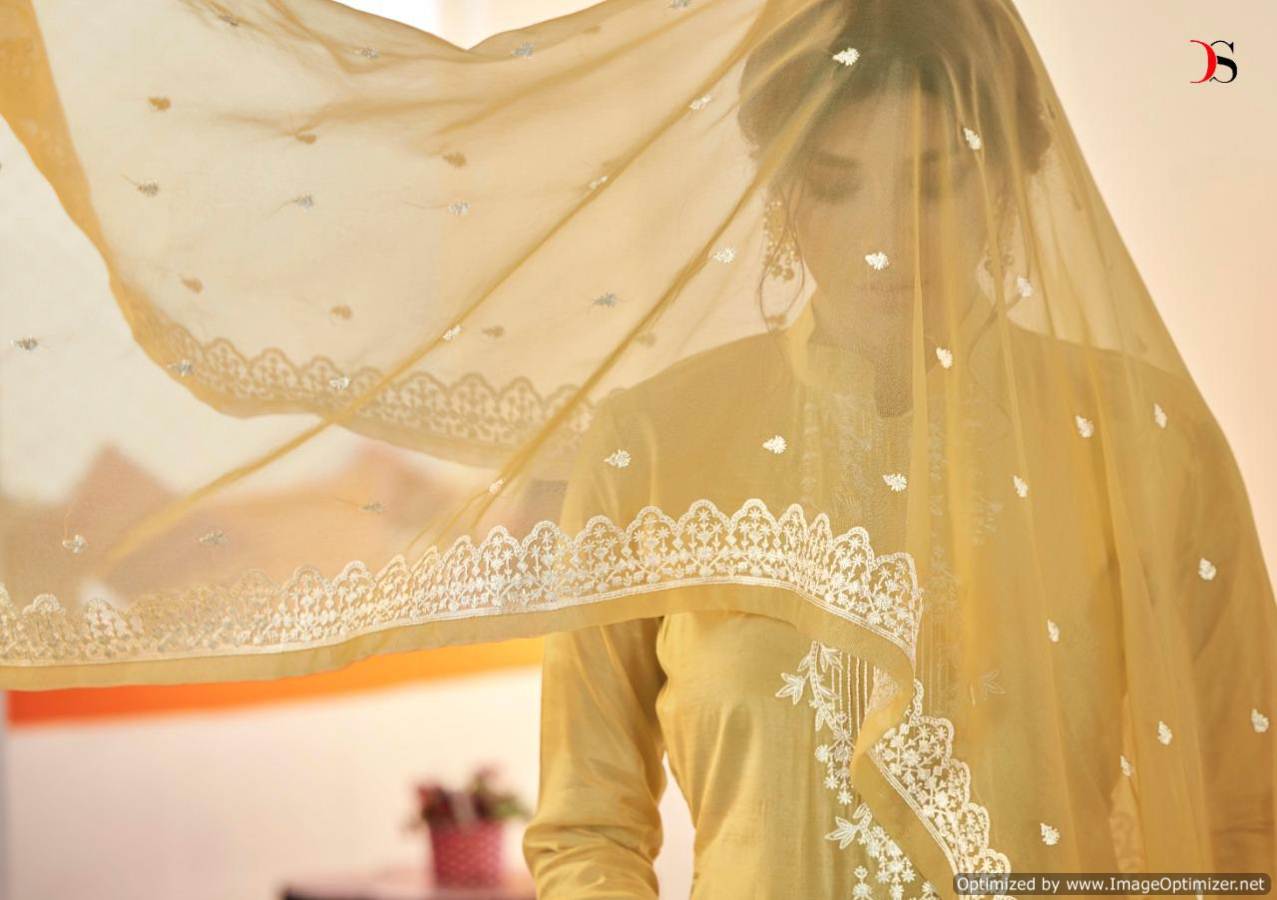 Deepsy Heavin Latest Designer Heavy Fancy Dress Material Collection With Pure Organza Embroidery Work Dupatta 