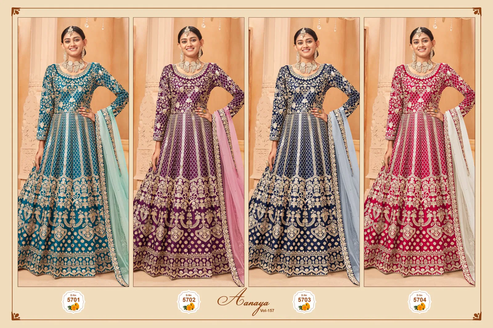 Aanaya Vol 157 By Twisha Gown Catalog