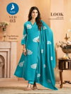 Ved By Kaya Mul Chanderi Best Kurti With Bottom Dupatta Wholesale Shop in Surat
