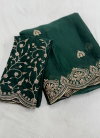 Aab Star Georgette Stylish Embroidered Georgette Saree Online Wholesale
