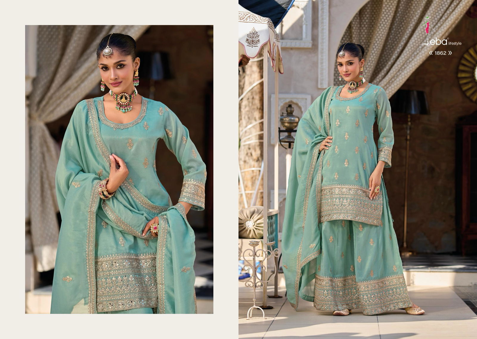 Heeramandi by Eba Simar Embroidered Readymade Suits Wholesale Shop In Surat