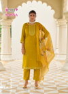 Sapna Vol 2 by Mystic 9 Vertican Roman Silk Online Kurti With Bottom Dupatta Wholesale