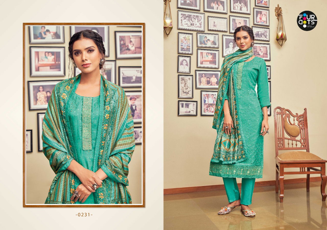 Four Dots Avsar 3 Ethnic Wear Latest Fancy Designer Dress Material