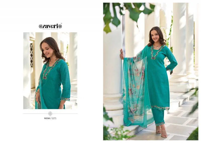 Festive By Zaveri Cotton Fancy Ready Made Suits Wholesale Clothing Suppliers In India