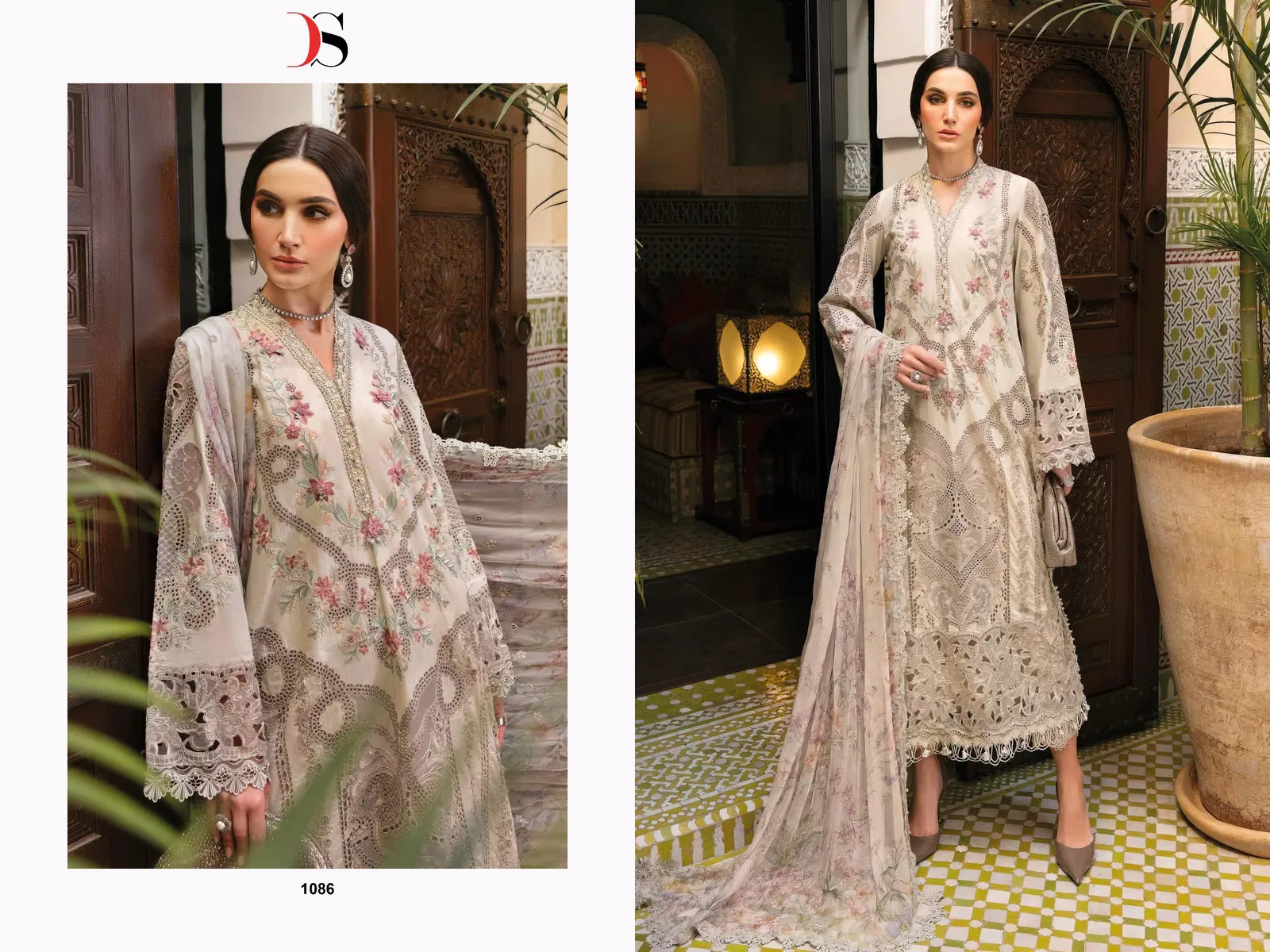Maria B Voyage Lawn 25 by Deepsy Suits Cotton Dupatta Pakistani Suits Online Wholesale