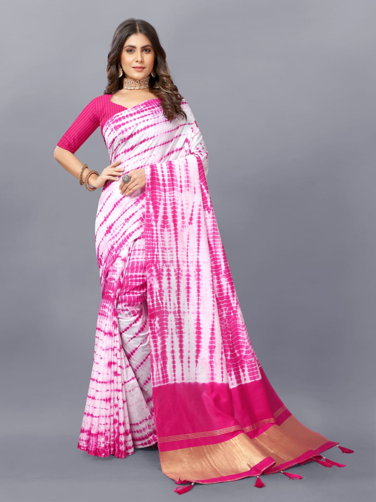Radha Raman Shiboori Bandhani Printed Sarees Catalog